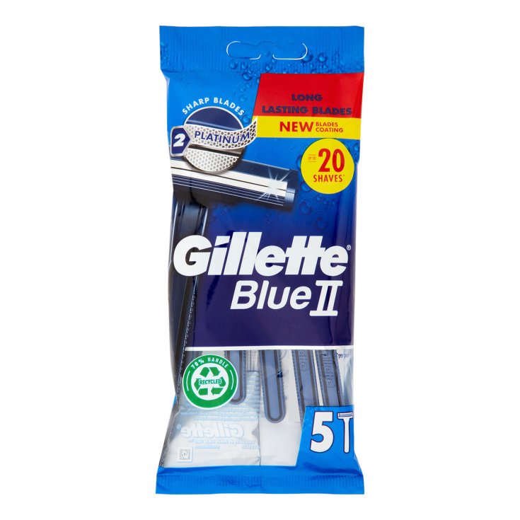 GILLETTE® RASOIO BILAMA BLU II X5