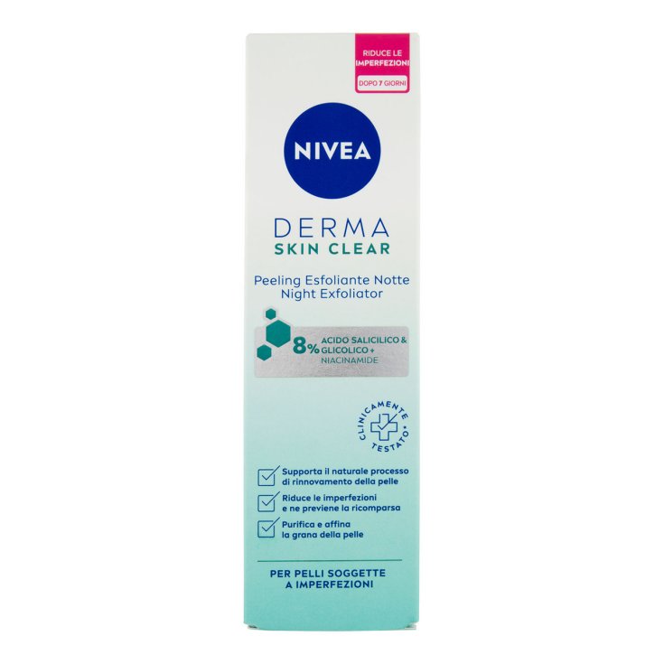 Nivea Derma Skin Clear Peeling Esfoliante Notte 40ML