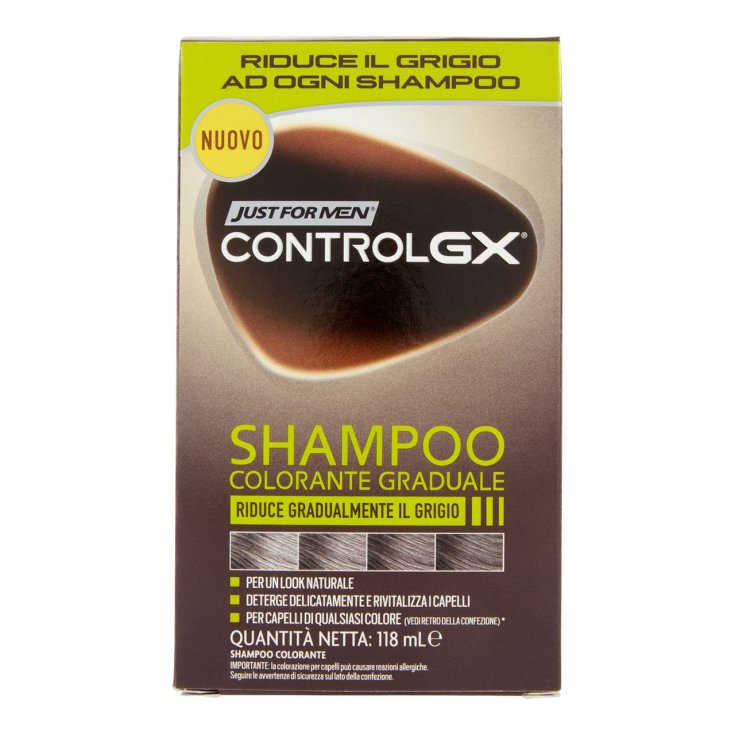 Control Gx Shampoo Colorante Graduale Just For Men 118ml