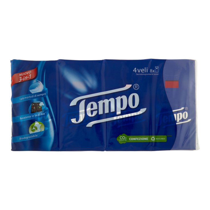 Fazzoletti 4 Veli Tempo 8 Pezzi