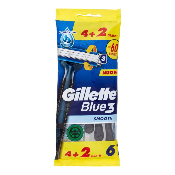Gillette Blue 3 Usa & Getta 4+2 Pezzi