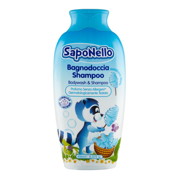 Bagnodoccia Shampoo Zucchero Filato SapoNello 400ml