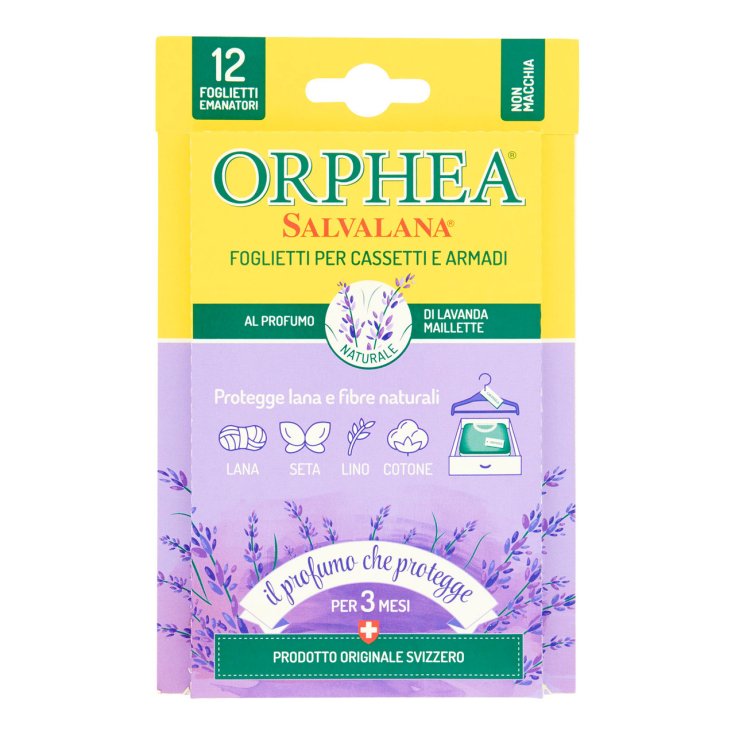 Foglietti al Profumo di Lavanda Orphea 12 Foglietti Emanatori