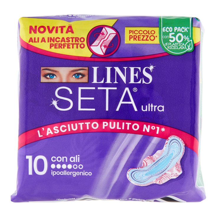 Lines Seta Ultra Con Ali Dwct 10 Pezzi