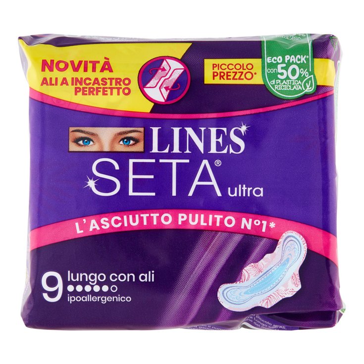 Lungo Con Ali Lines Seta Ultra 9 Pezzi