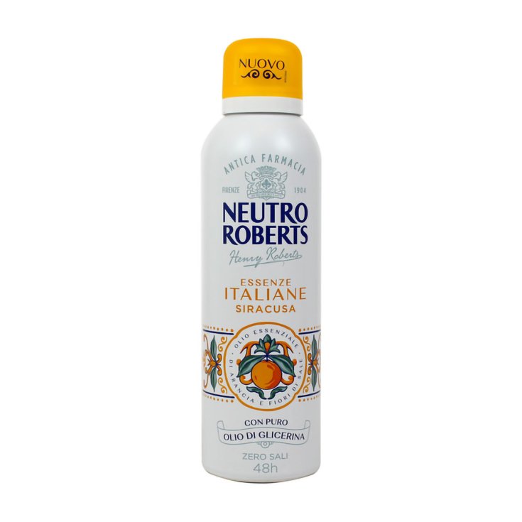 Deo Spray Siracusa Essenze Italiane Neutro Roberts 200ml