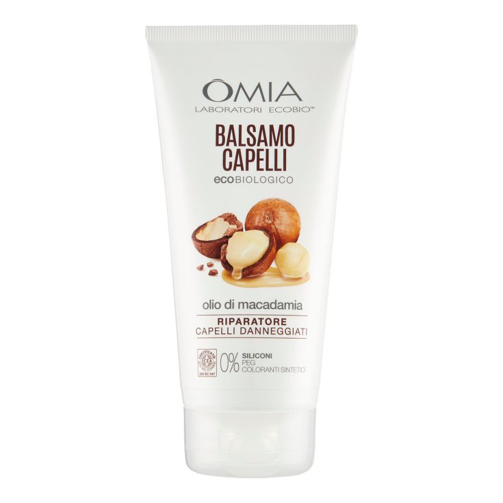Balsamo Capelli Olio Di Macadamia Omia Laboratori Ecobios 180ml