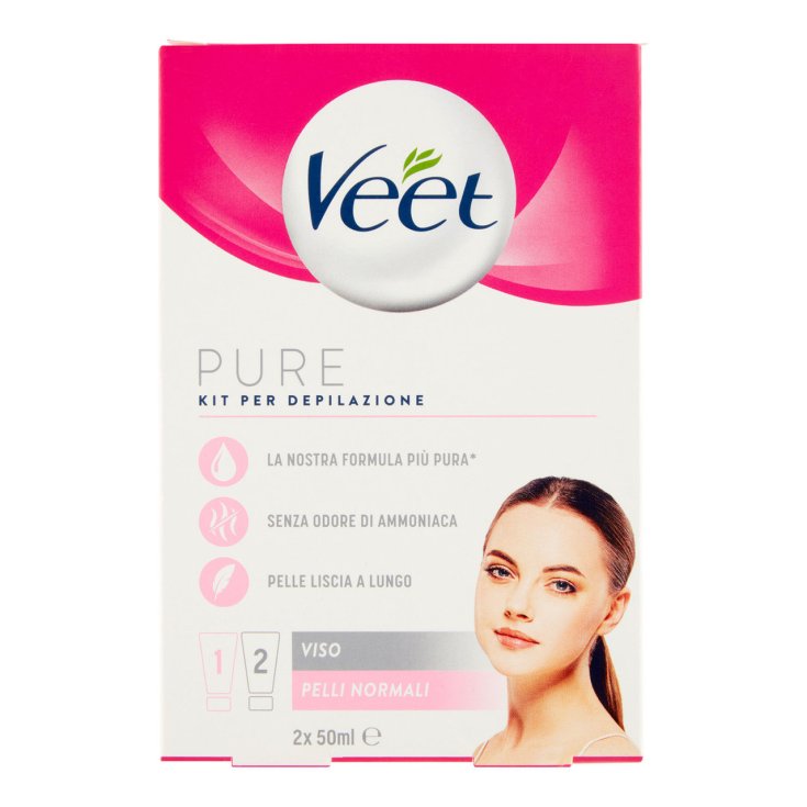 PURE Kit Depilazione Viso VEET 2X50ml PURE Kit Depilazione Viso VEET 2X50ml