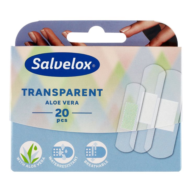 SALVELOX TRANSPARENT CON ALOE 20 P