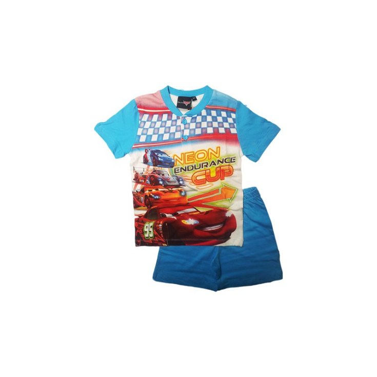 Pigiama maglia maglietta pantaloncino bimbo  bambino Disney Cars  5A