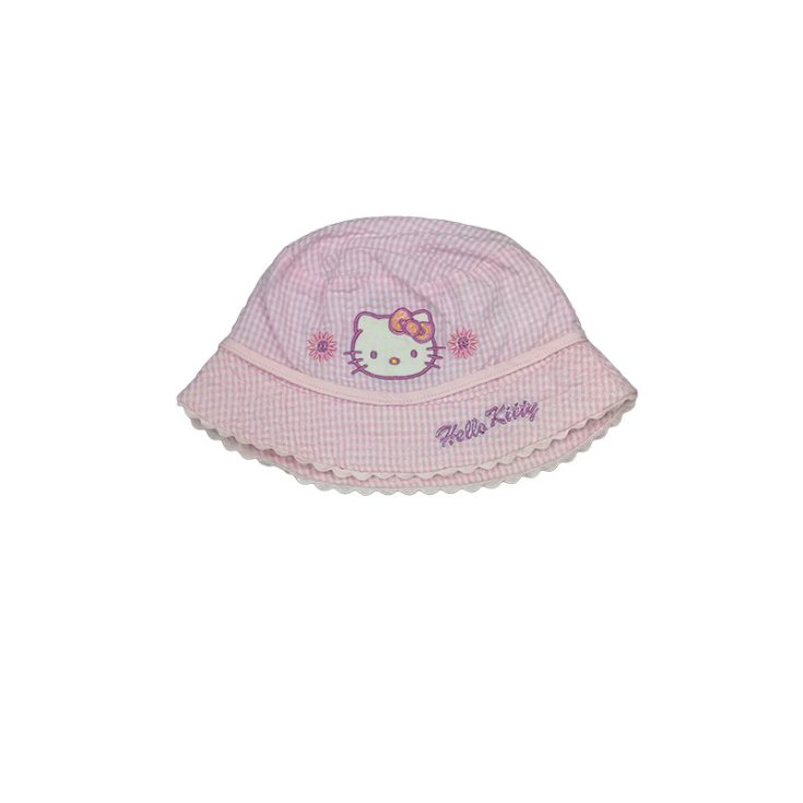 Cappellino cappello bimba neonato Hello Kitty rosa tg 48