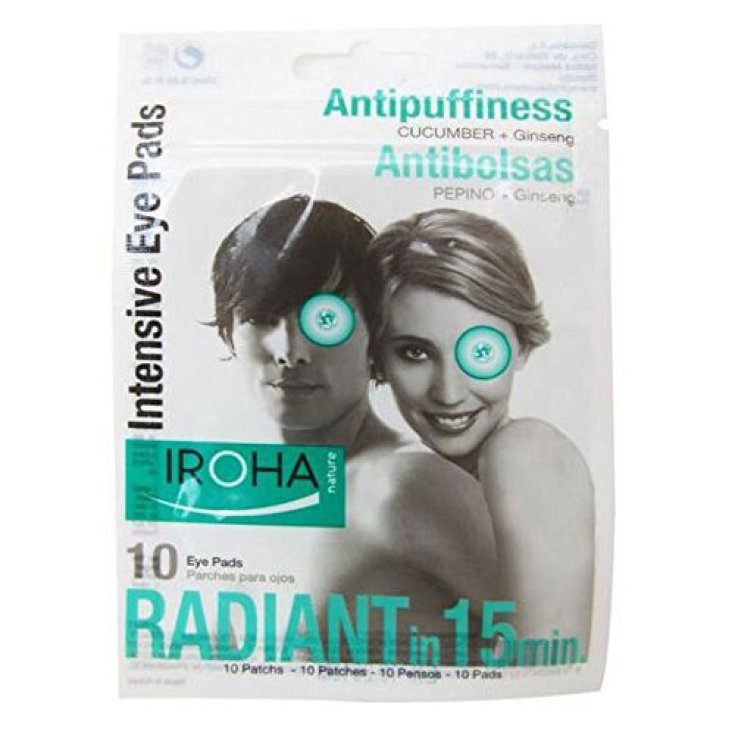 Iroha Nature Antipuffiness Intensive Eye Pads  10 pz.