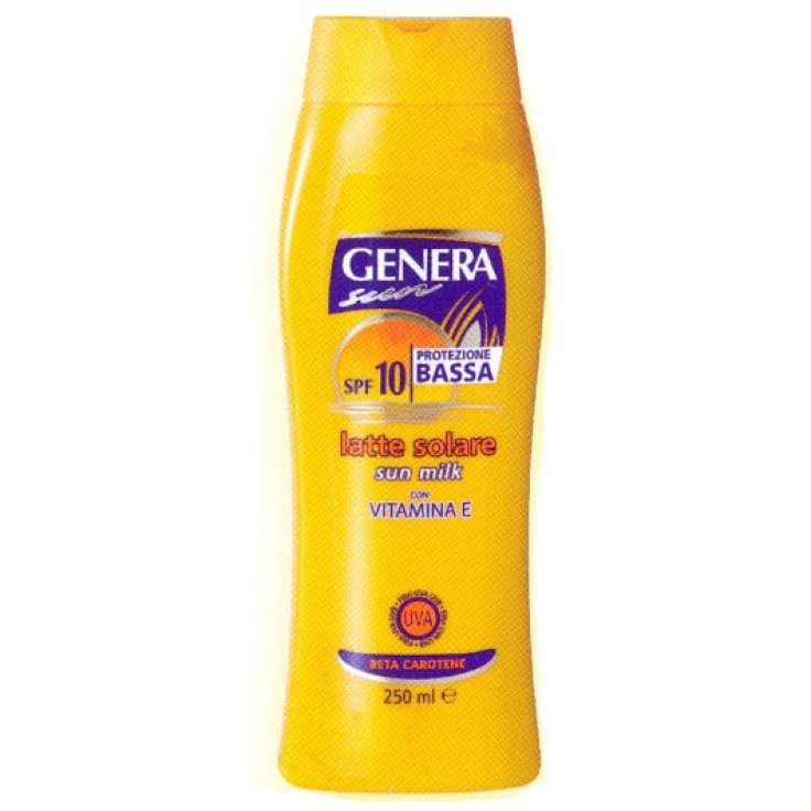 Genera Sun Latte Solare con Vitamina E SPF10 250ml