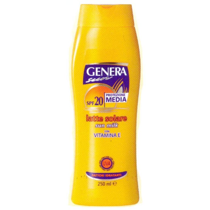 Genera Sun Latte Solare con Vitamina E SPF20 250ml