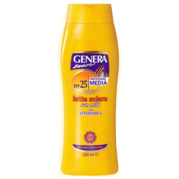 Genera Sun Latte Solare con Vitamina E SPF25 250ml