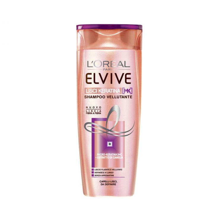 L'Oréal Elvive Shampoo Vellutante per Capelli Lisci, 300ml : :  Bellezza