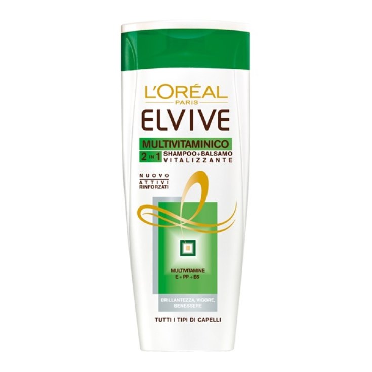 L Oreal Elvive Multivitaminico 2 in 1 Shampoo + Balsamo 400 ml