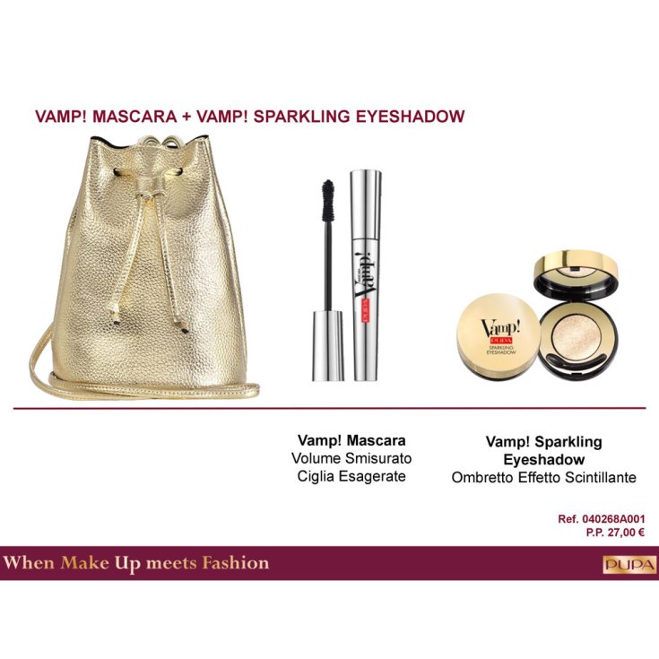 KIT PUPA MASCARA MINI VAMP! + BORSELLINO BRONZE