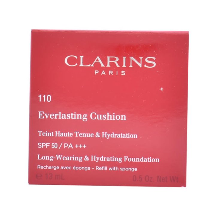 Clarins Everlasting Cushion Foundation Spf50 110 Honey Recharge 13ml