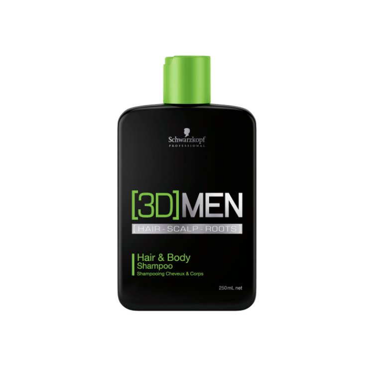 Schwarzkopf Professional 3D Men Hair And Body Shampoo 250ml