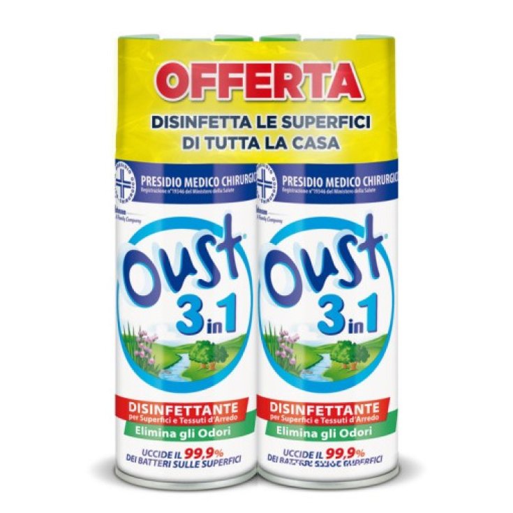 OUST 3 IN 1 SPRAY 400 ML B/PACCO