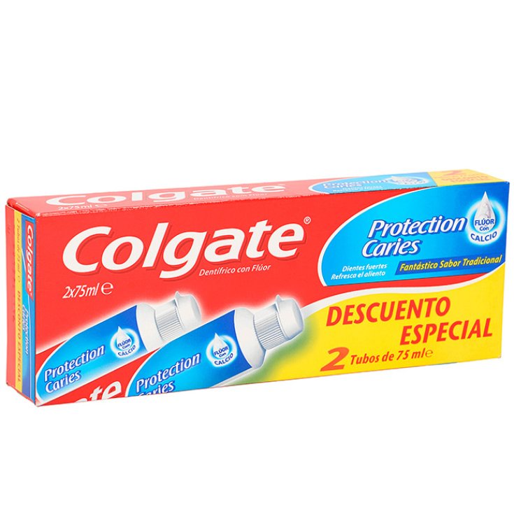 Colgate Protection Caries Dentifricio 2x75ml