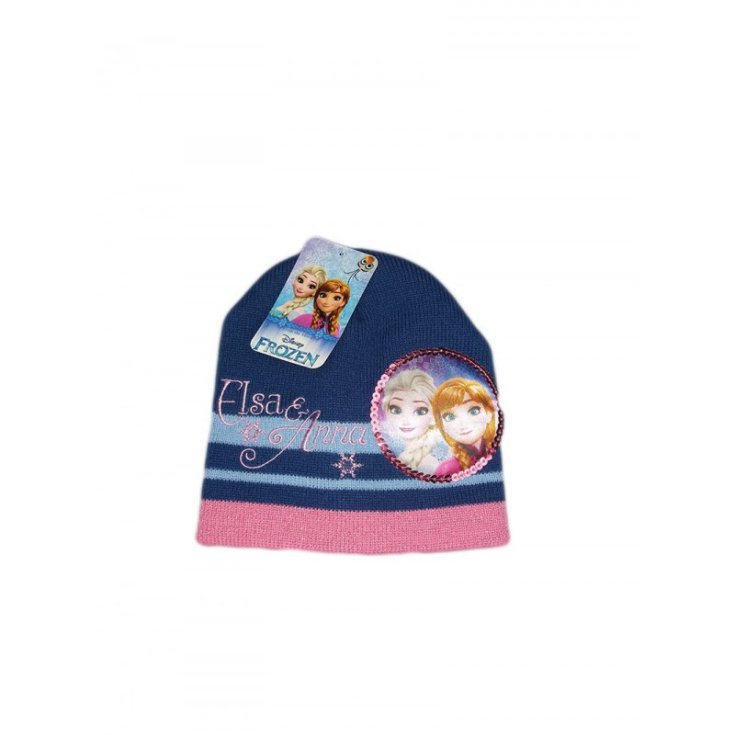 Cappello cappellino bimba bambina Disney Frozen blu tg 54