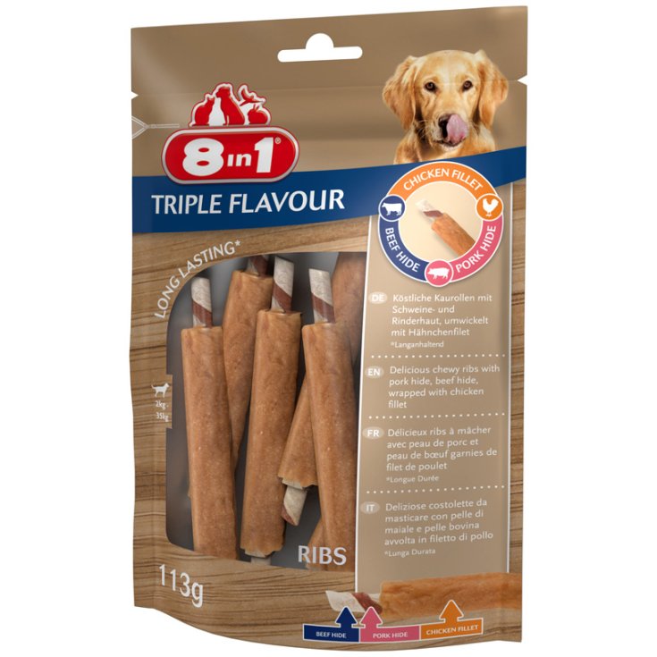 8IN1 TRIPLE FLAVOUR COSTOLETTE 115 G