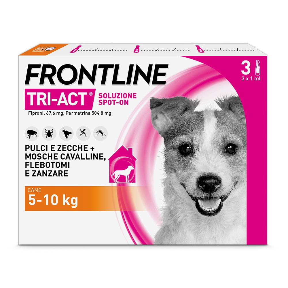 Frontline Tri-Act Cani 5-10Kg 3 Pipette