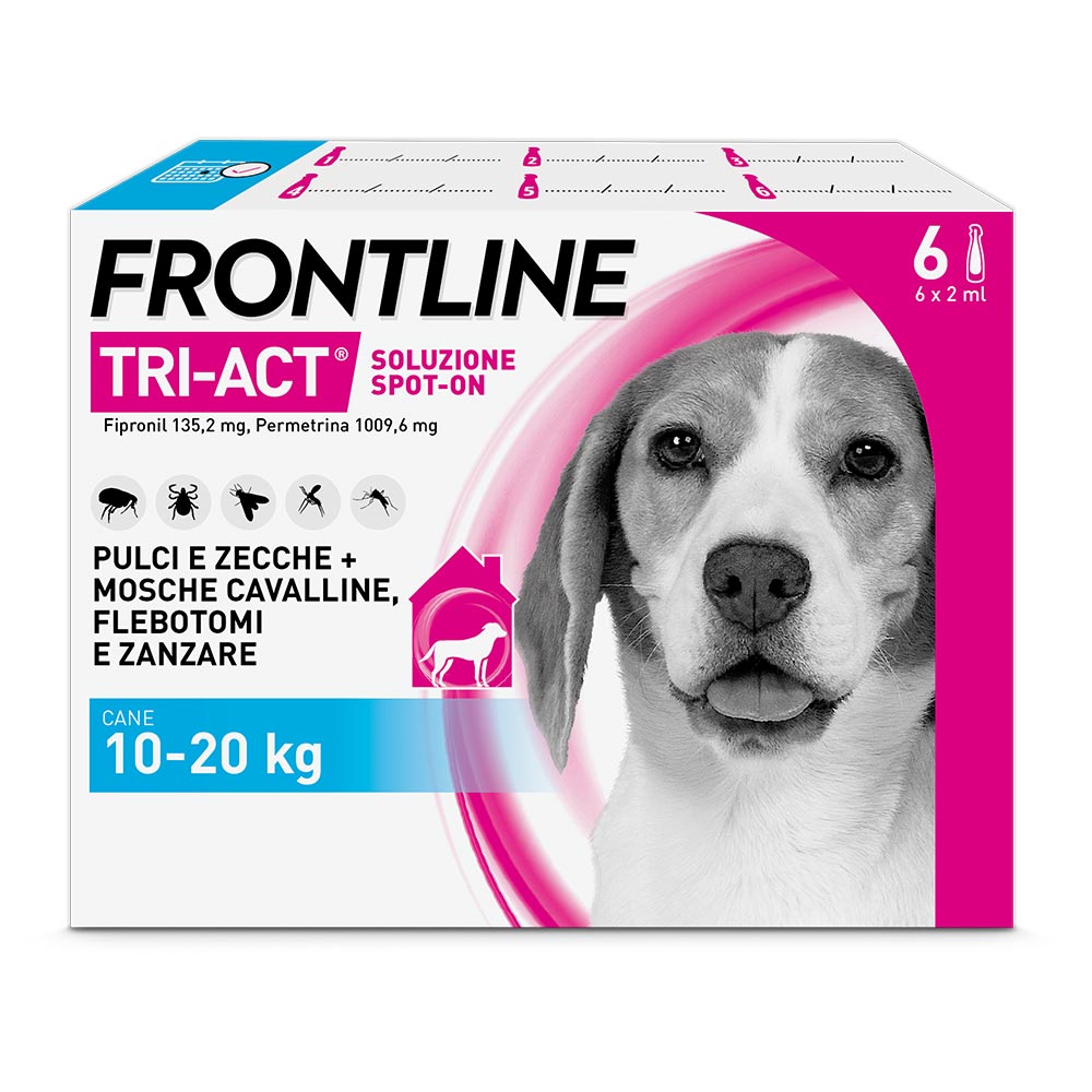 Frontline Tri-Act Cani 10-20Kg 6 Pipette