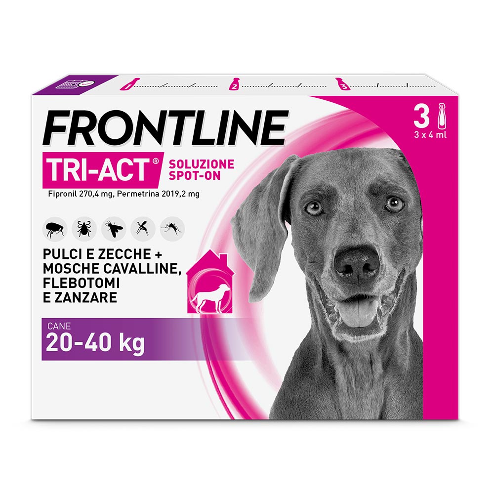 Frontline Tri-Act Cani 20-40Kg 3 Pipette