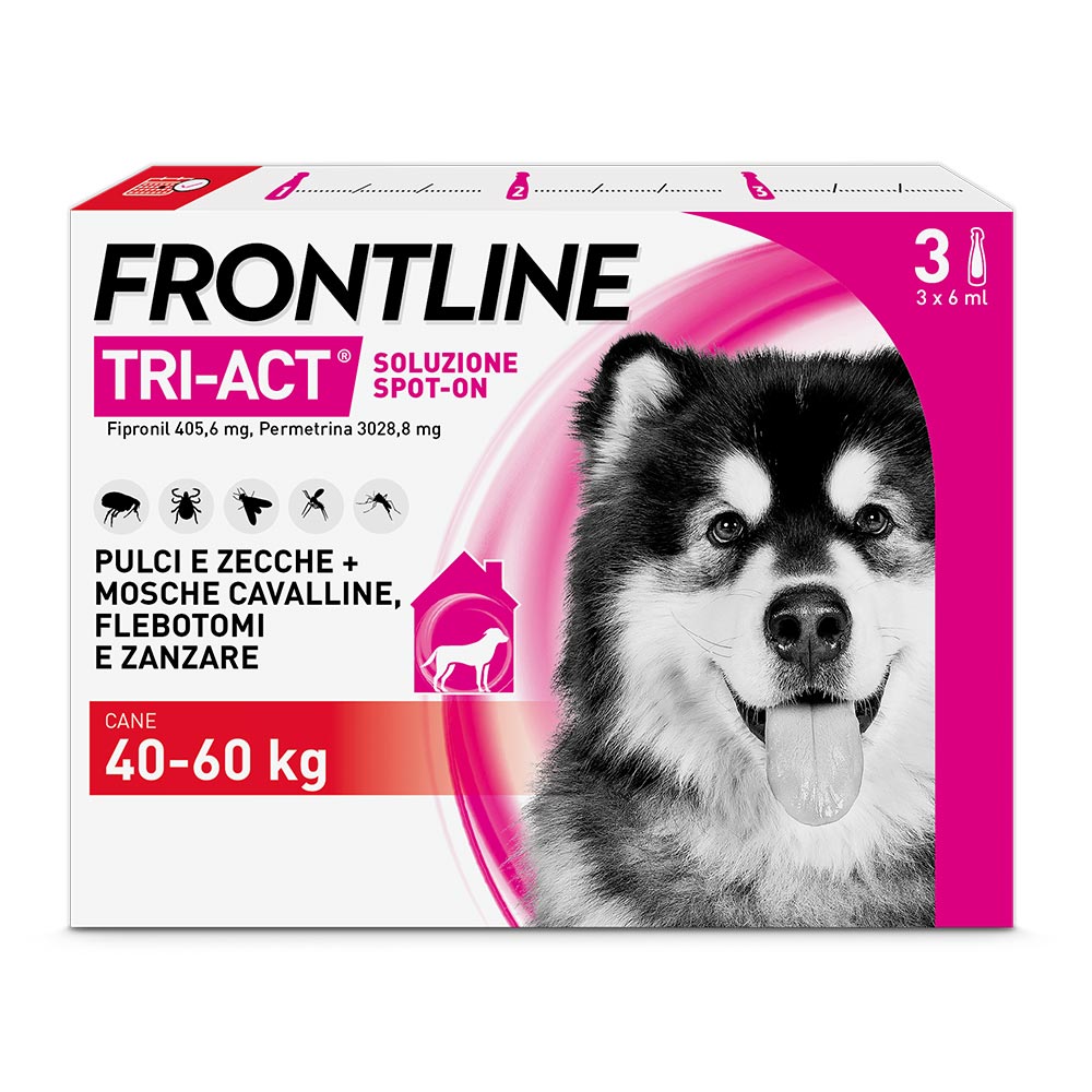Frontline Tri-Act Cani 40-60Kg 3 Pipette