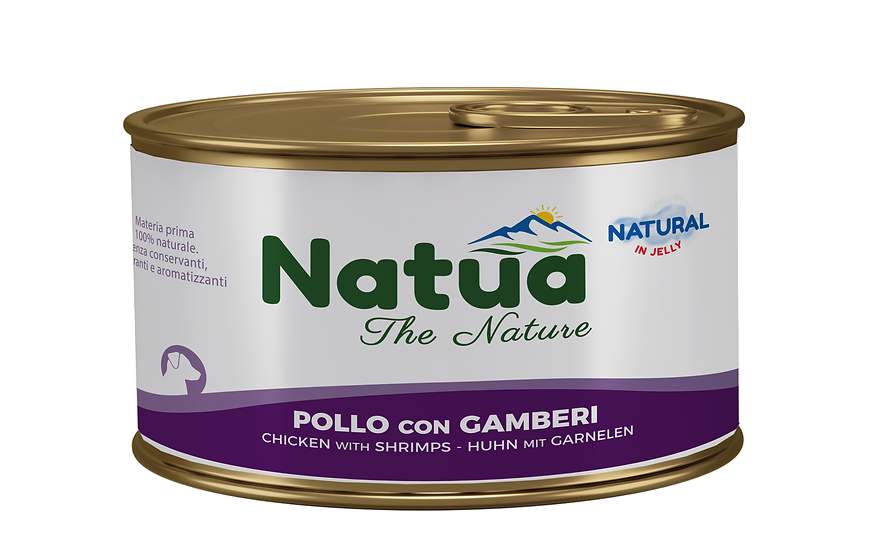 Image of Natural Adult Dog Jelly Pollo con Gamberi - 150GR