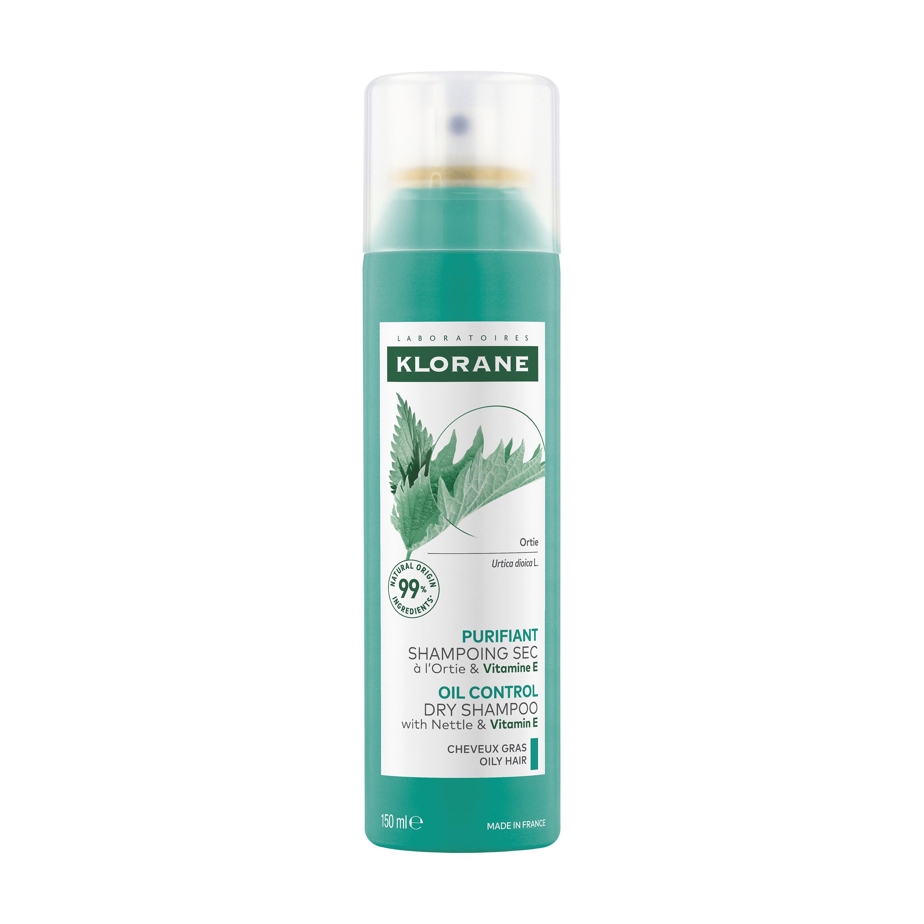 Image of Klorane PURIFICANTE Shampoo secco all&#39;Ortica & Vitamina E capelli grassi 150 ml033