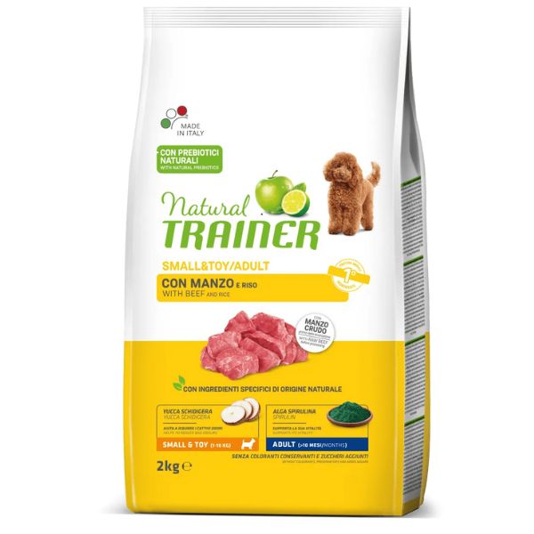 Image of Natural Adult Small & Toy con Manzo e Riso - 2KG
