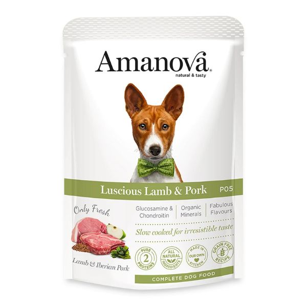 Image of AMANOVA WET DOG POUCH IRRESISTIBLE BEEF033