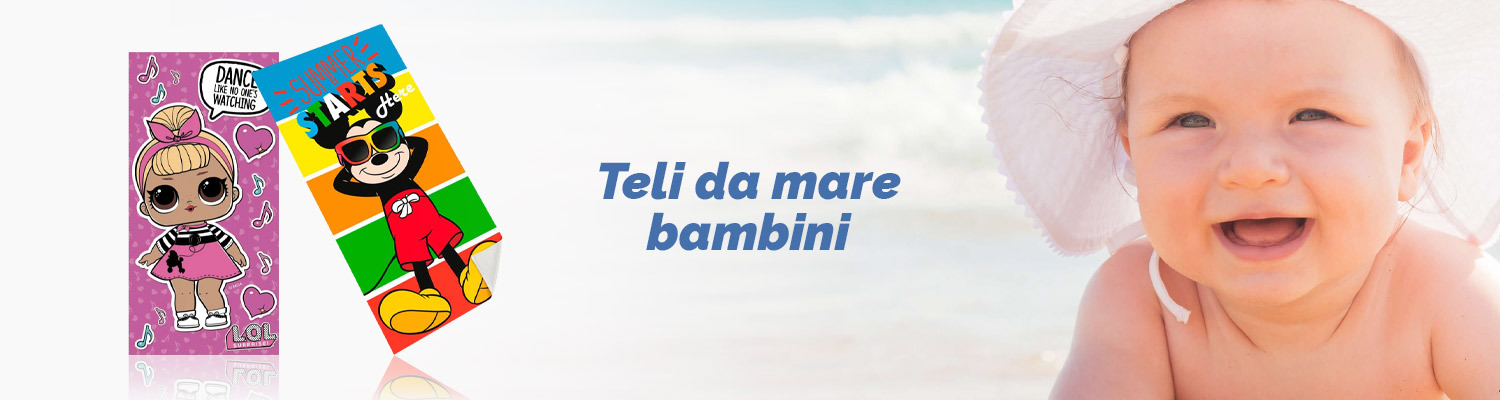 Baby telo mare e accappatoi per bambini