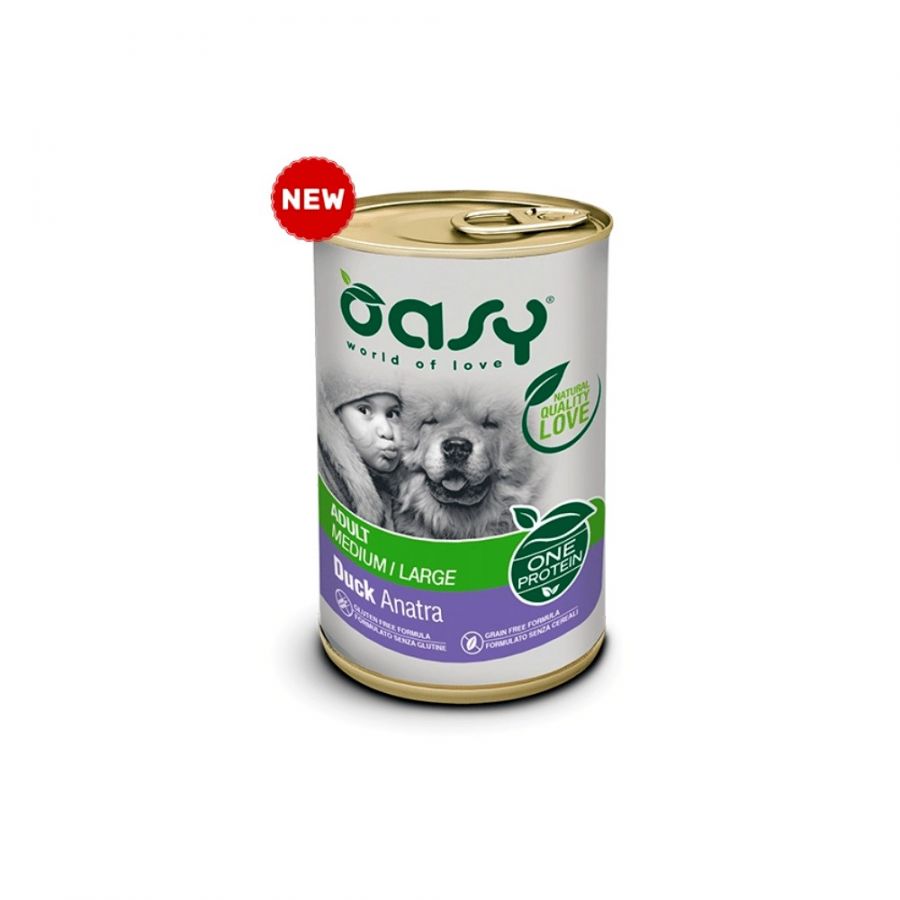 Image of OASY WET DOG - ADULT ALL B ANATRA 400 G