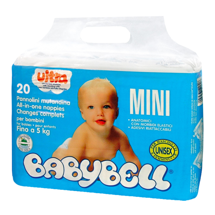 Image of Pannolini Mini BabyBell Ultra 20 Pezzi