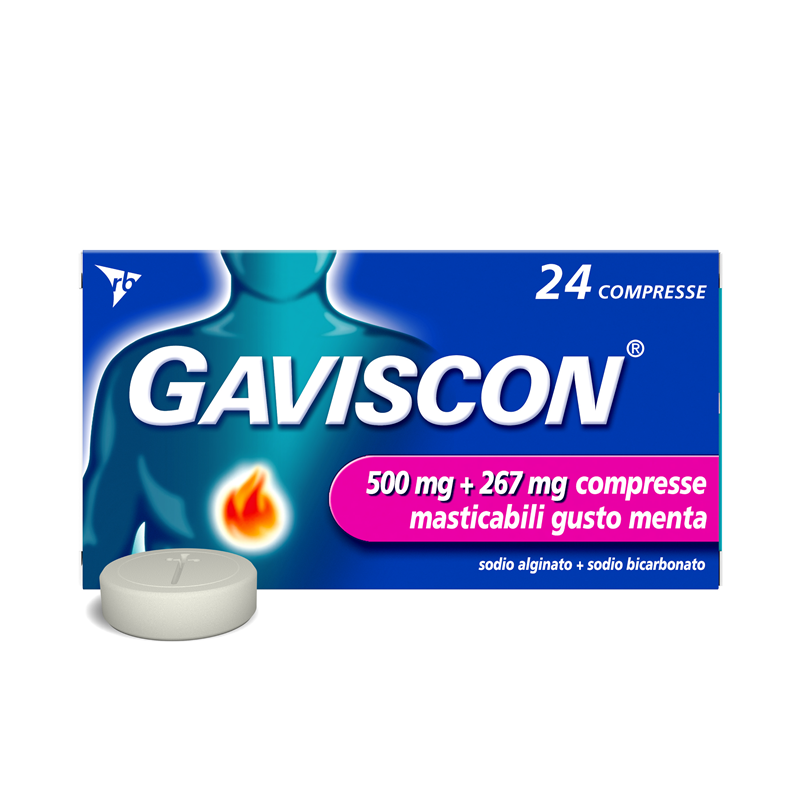Gaviscon 24 Compresse Gusto Menta
