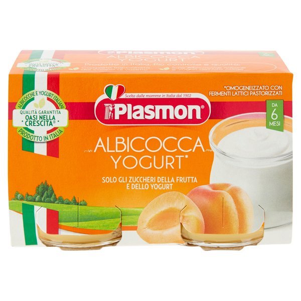 Image of Yogurt Albicocca Plasmon 2x120g033