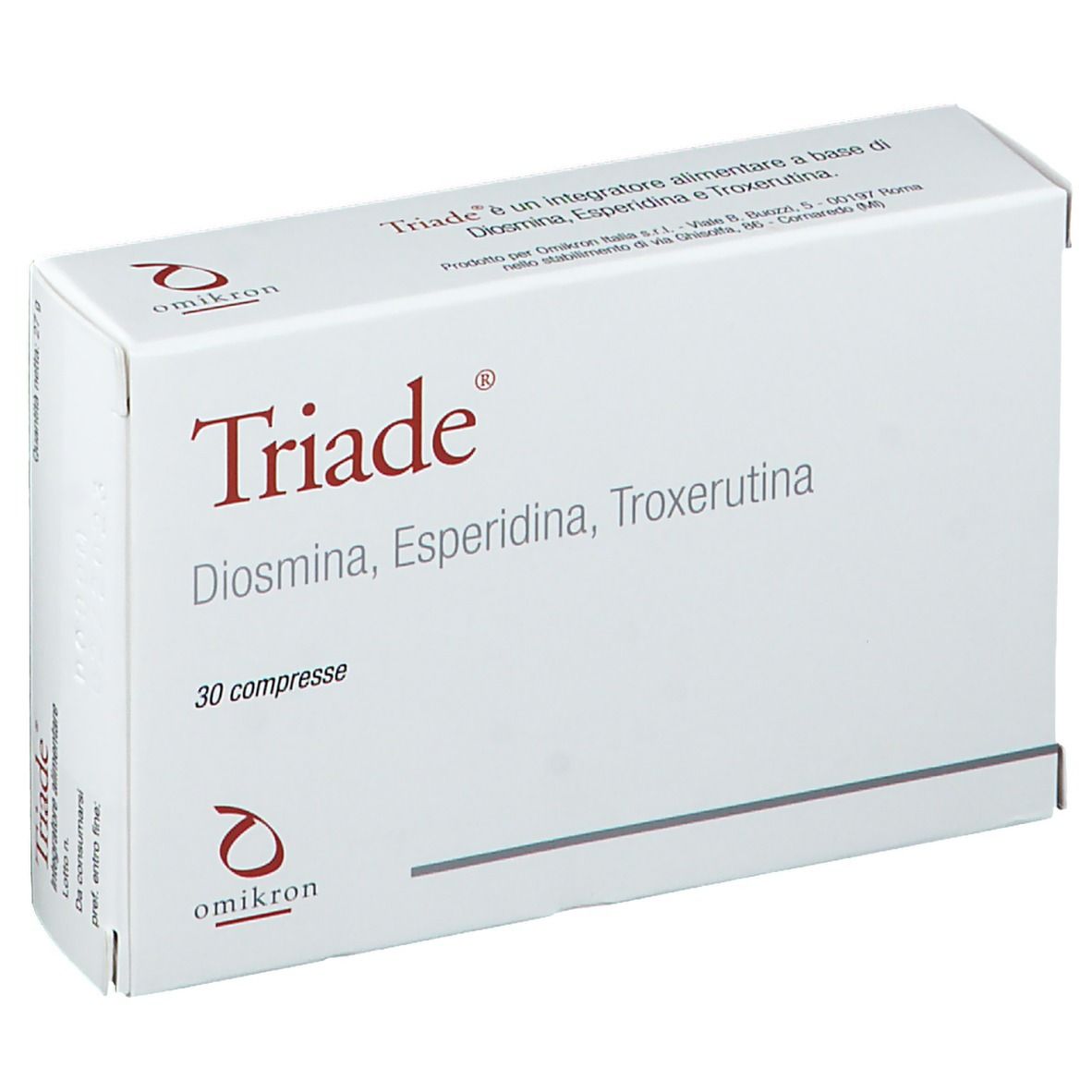 

Triade Integratore 30 Compresse