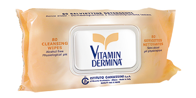 VitaminDermina(R) Salviettine Detergenti 80 Pezzi