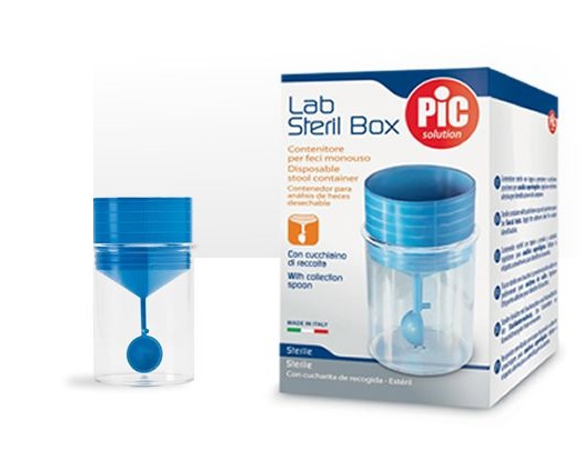 Lab Steril Box Contenitore Feci PIC