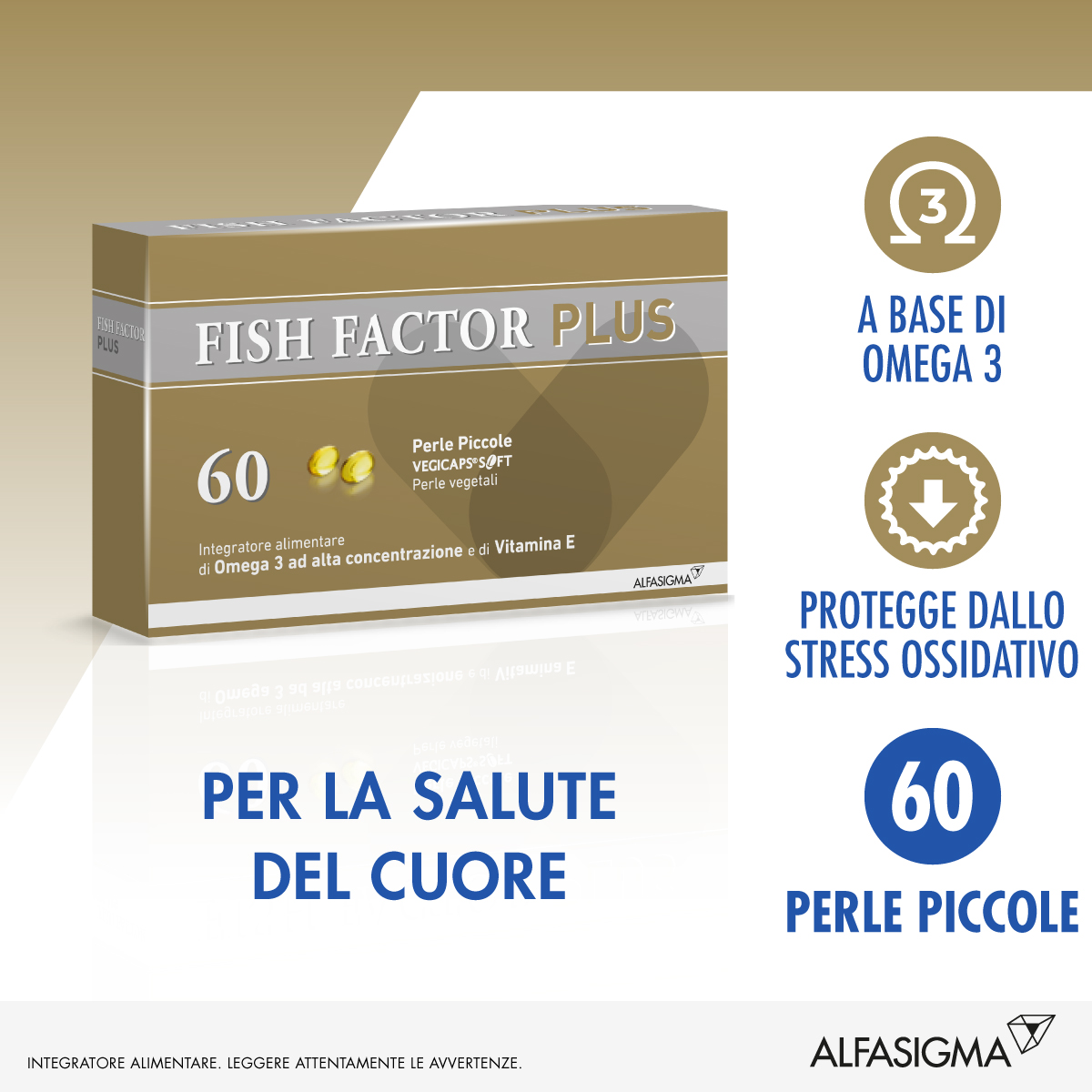 

Fish Factor Plus Alfasigma 60 Perle Piccole