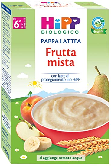 

Pappa Lattea Frutta Mista HiPP Biologico 250g