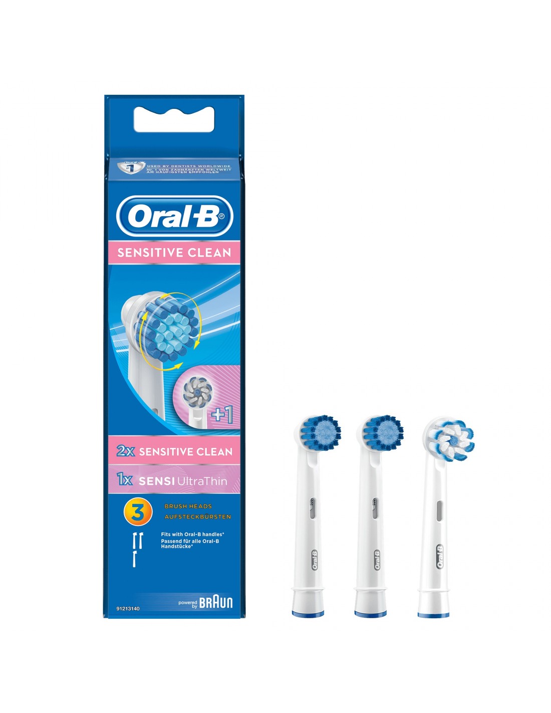 

Oral-B® Sensitive Clean Testine Di Ricambio 3 Pezzi