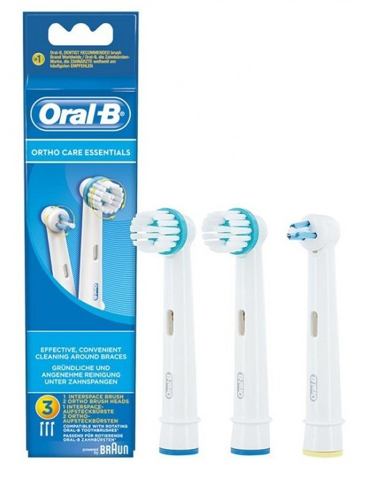 Image of Oral-B(R) Ortho Care Essentials - Testine di Ricambio 3 Pezzi