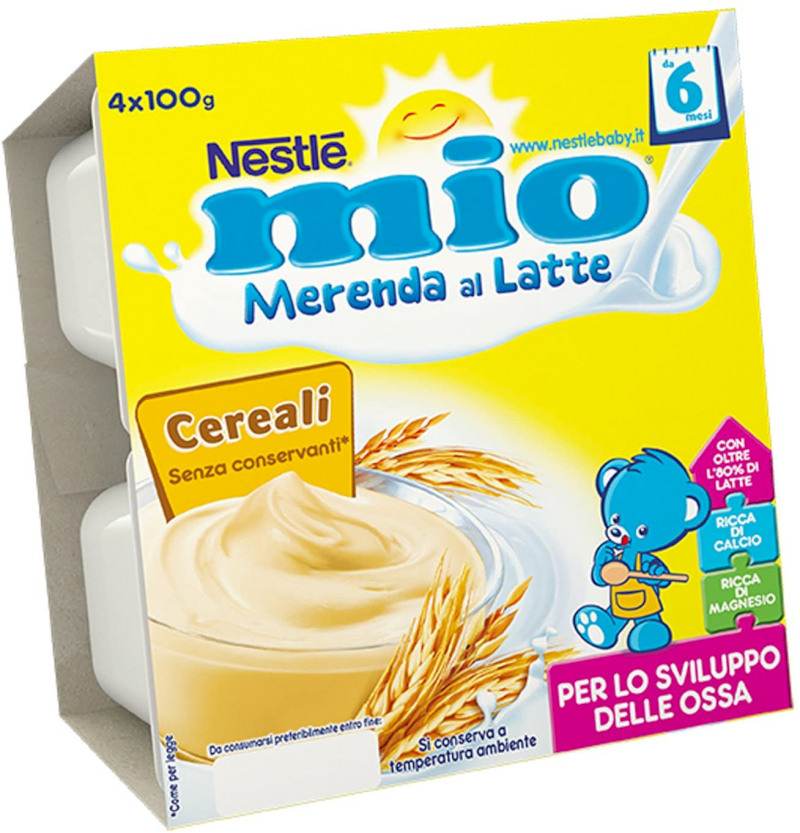 Image of mio Merenda al Latte Nestlè Cereali 4x100g