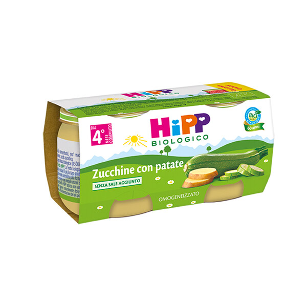 Image of Zucchine con Patate HiPP Biologico 2x80g033